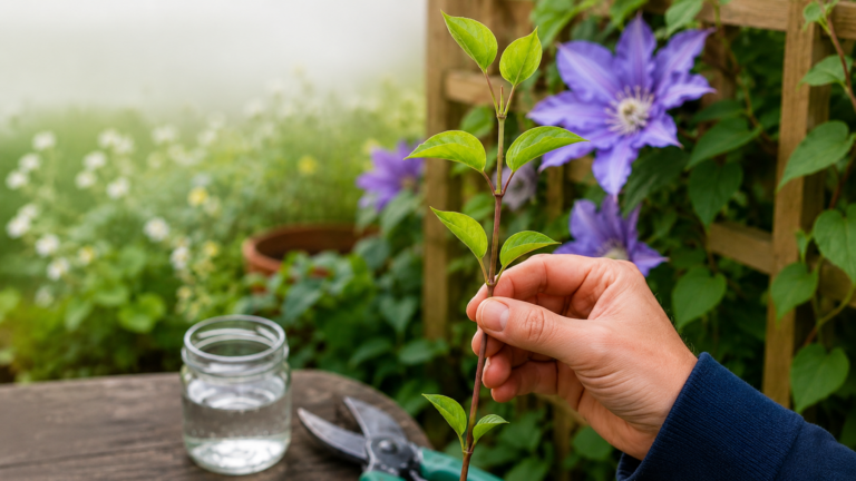 Come propagare una clematide per talea senza sbagliare: guida completa